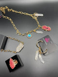 Simply Santa Fe Fashion Fix – Pink Geode 4-Piece Jewelry Set