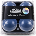 World Samuelei Whiskey Mate Ice Ball Mold Set with Ice Bag – Black – New