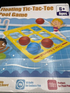 Tic Tac Toe and Basketball Floating Pool Game