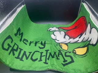 🎄 Grinch Christmas Throw Pillow Cover – Zippered