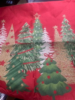 🎄 Christmas Tree Throw Pillow Cover – 19.5” x 19.5”