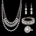 Dripping in Stardust – White | Fashion Fix Necklace