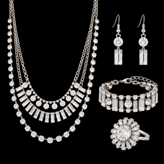 Dripping in Stardust – White | Fashion Fix Necklace