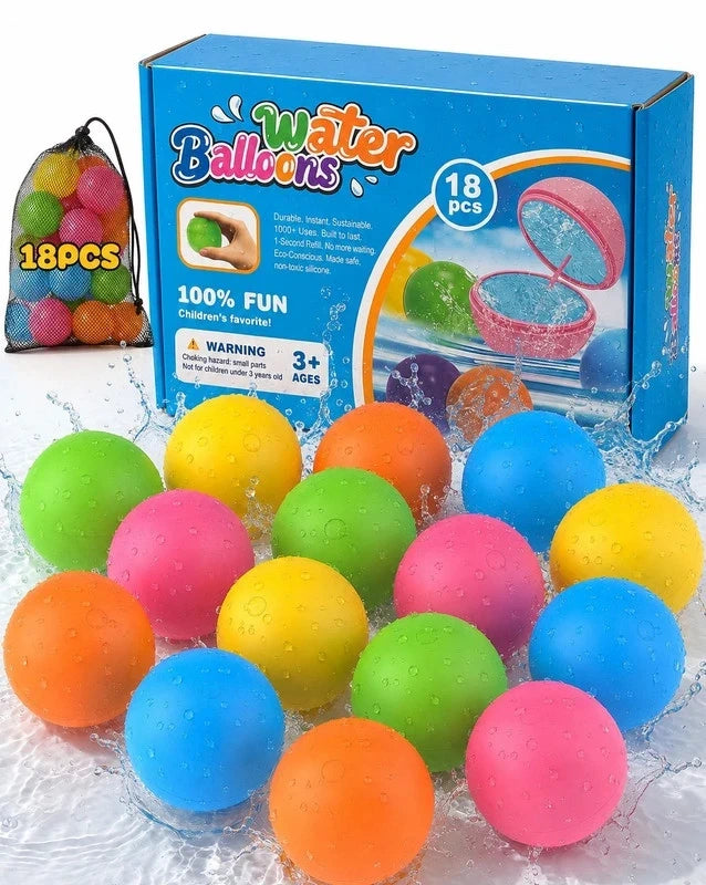 18pcs Refillable Water Balloons